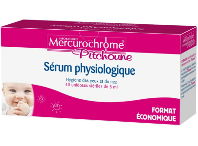 Mercurochrome Pitchoune Serum Physiologique 40 unidose 40 unidoses