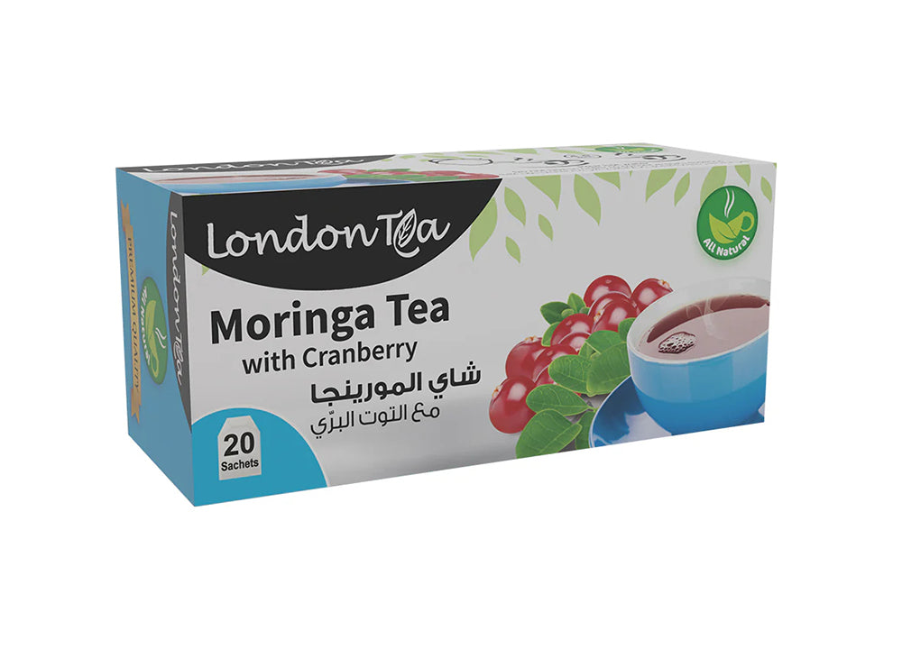 London Tea Moringa With Cranberry 20 sachets