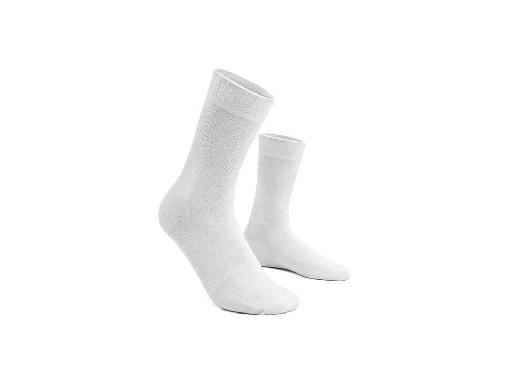Marie France Classic Women Full Socks Cotton Lycra White Size 36 To 39