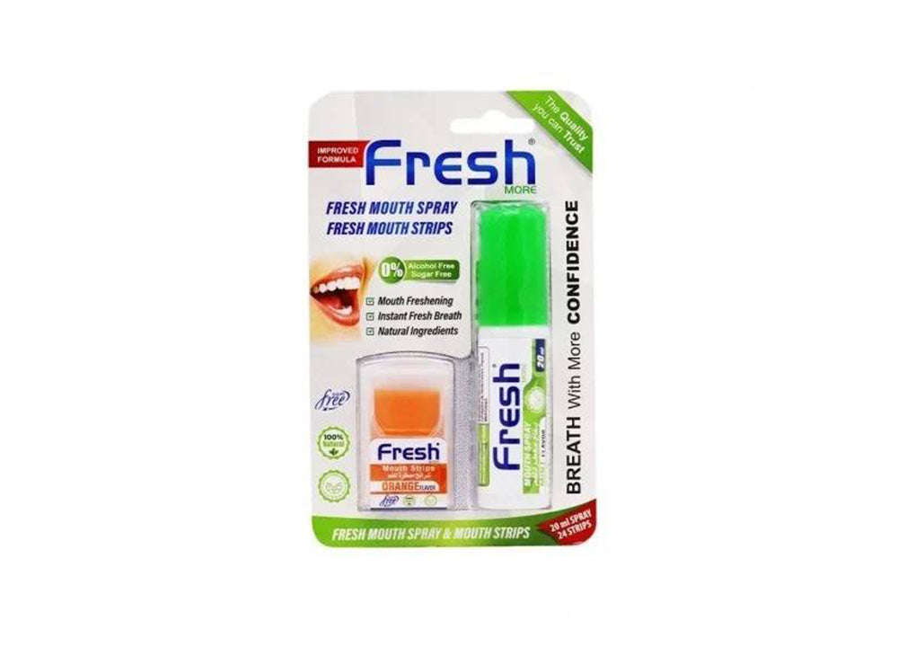 Fresh Mouth Strips Fruit Flavor 24 pieces