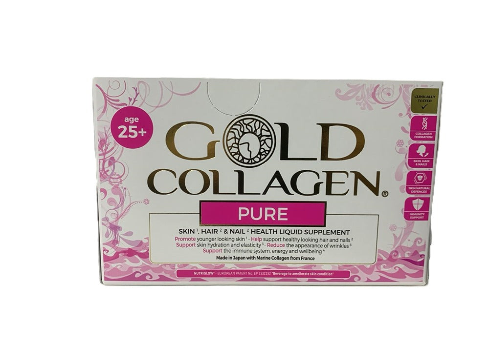 Pure Gold Collagen Pink Age 25 Plus Drinkable Bottles 10x50 ml
