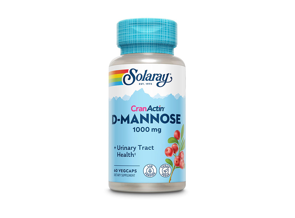 Solaray (D Mannose 1000Mg+Cranberry 400Mg) Vegcaps 60 capsules