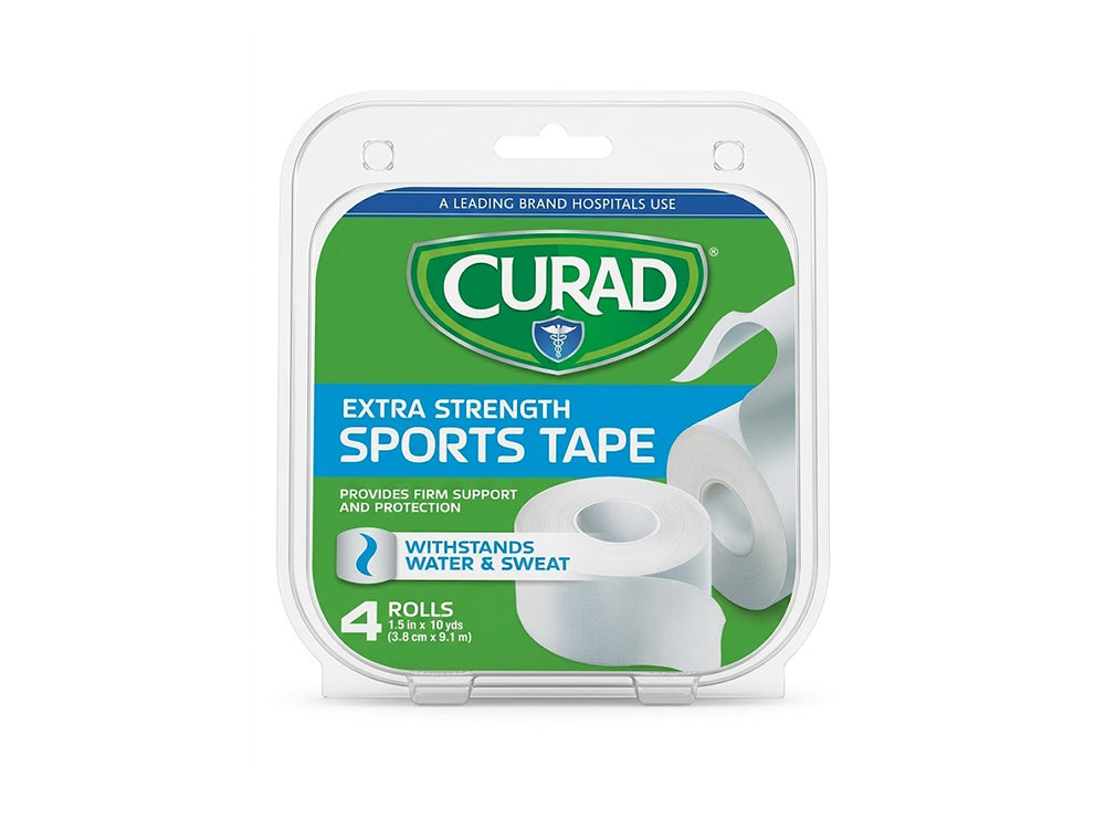 Curad Extra Strength Sports Tape White Color 4 pieces