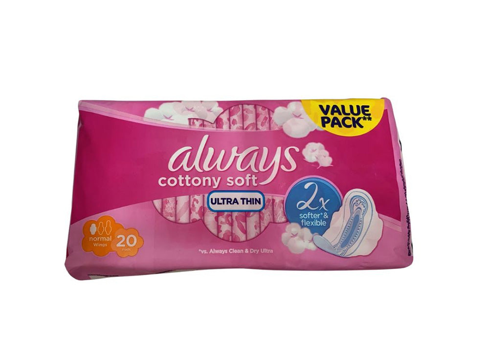 Always Ultra Sens Normal Pink With Wings 20 pieces