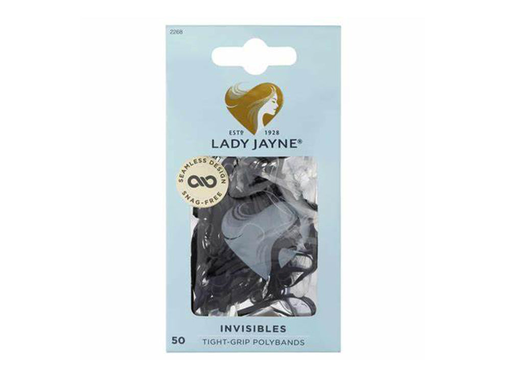Lady Jayne Elastics Invisible Polybands 50 pieces