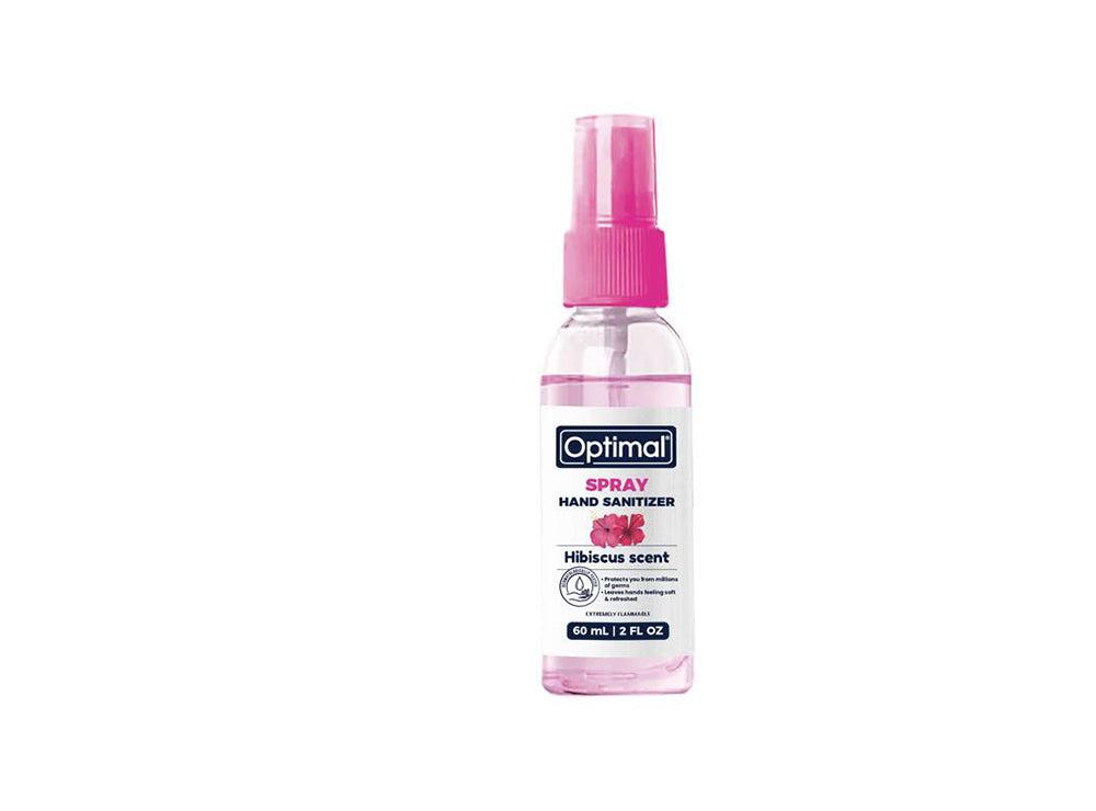 Optimal Hand Sanitizer Spray Hibiscus Scent 60 ml