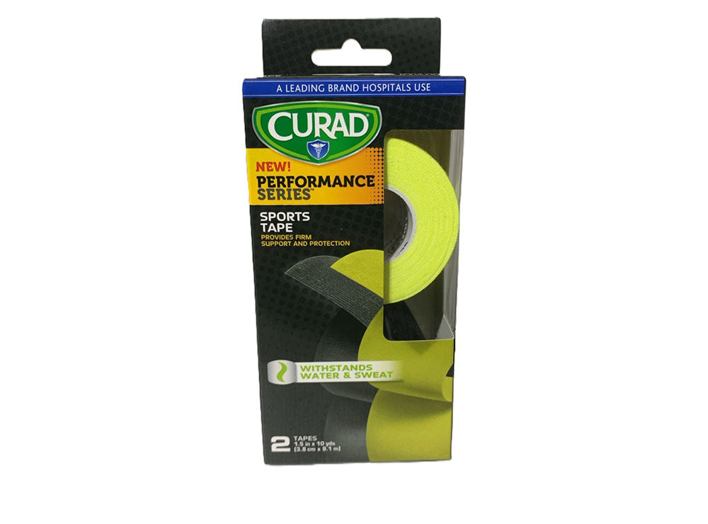 Curad Sports Tape Yellow & Black 2 pieces