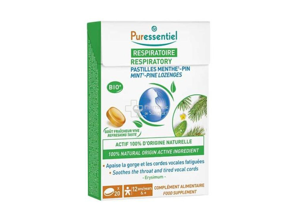Puressentiel Pastilles With Thyme Menthe 20 pieces