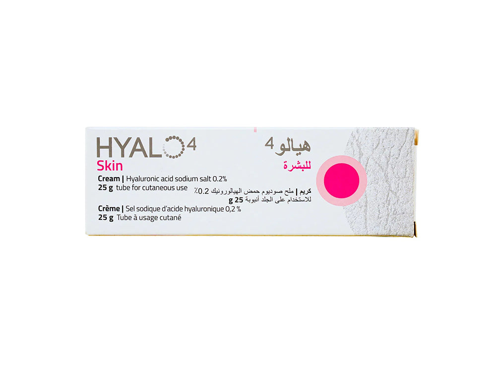 Hyalo4 Skin Cream Tube Hyaluronic Acid Sodium Salt 0.2% 25 g
