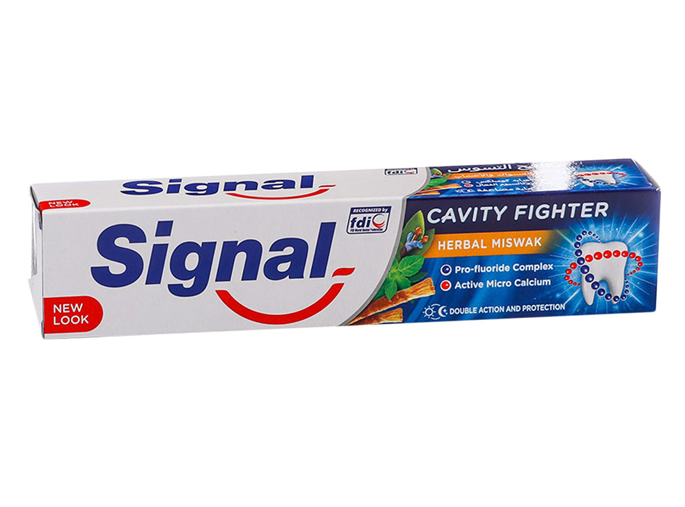 Signal Tooth Paste Cavity Fighter Herbal Miswak 120 ml