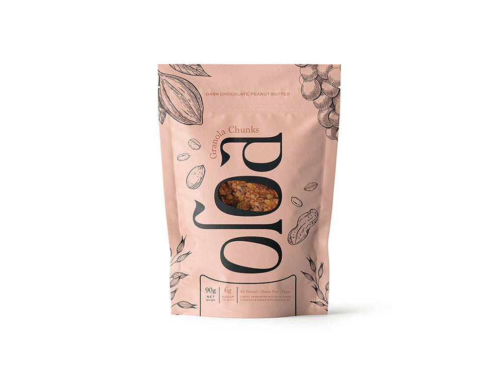 Oloa Dark Chocolate Peanut Butter Granola Chunks 90 g