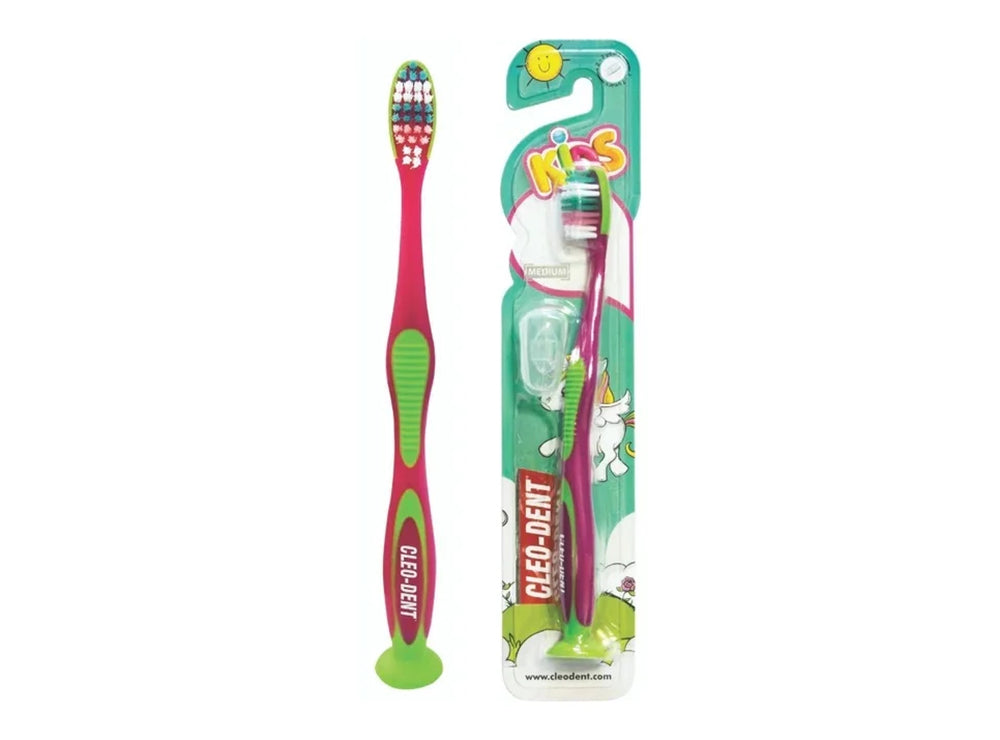 Cleo Dent Kids Tooth Brush Medium Unicorn (2-7 Years) 2024 1 piece