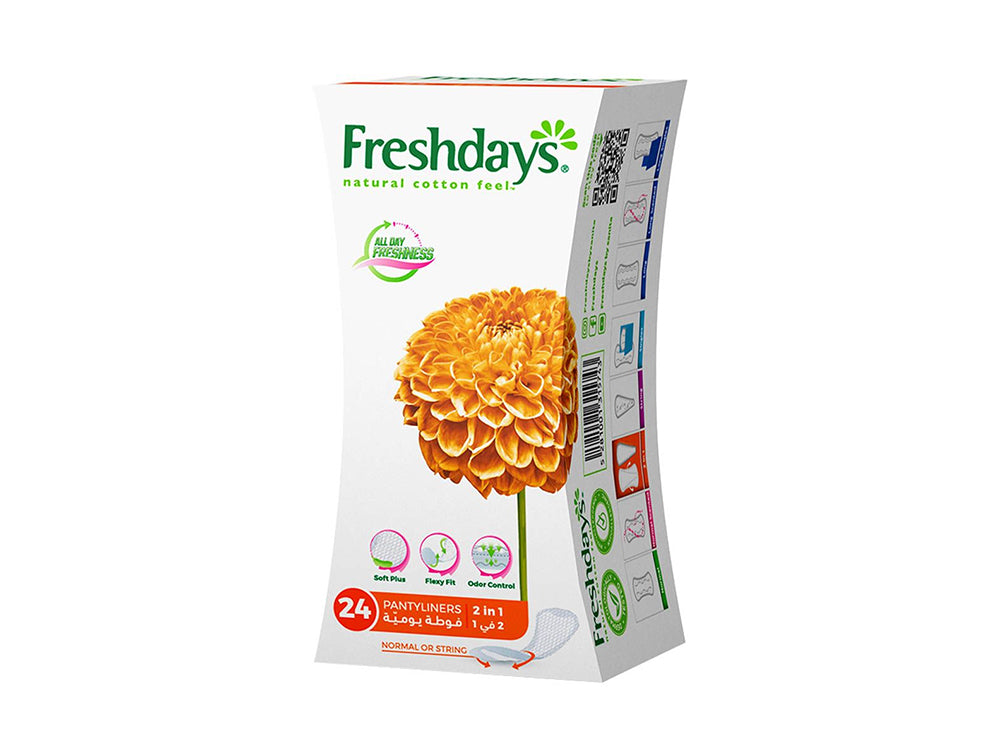 Freshdays 2 In 1 Normal Or String 24 pieces