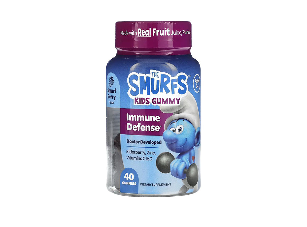 The Smurfs Immune Defense Kids Age 3+ 40 gummies