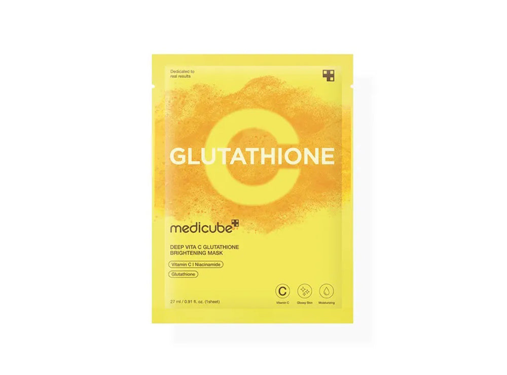Medicube Deep Vita C Glutathione Brightening Face Mask Sheet 27 ml