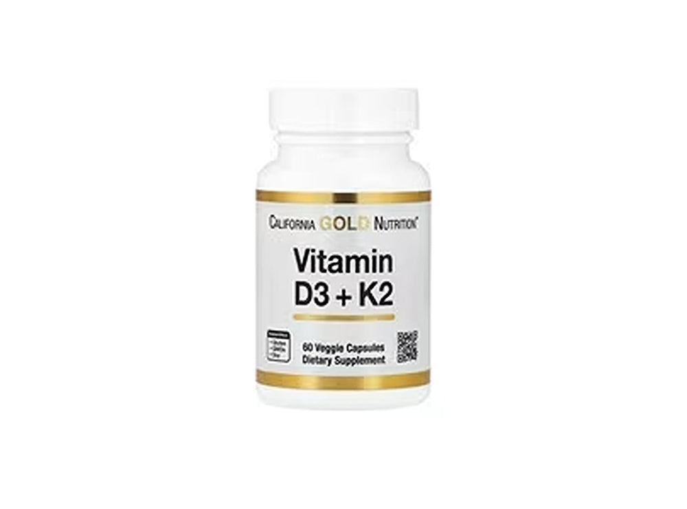California Gold Vitamin D3 1000Iu+K2 40Mcg 60 capsules