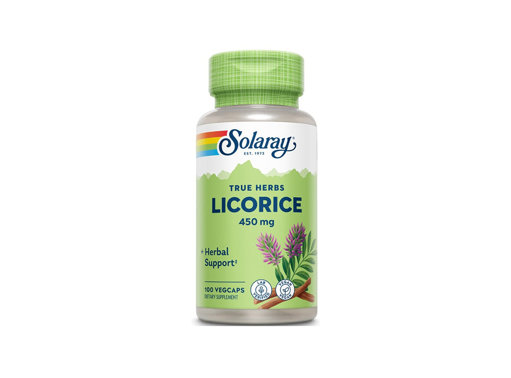 Solaray Licorice 450Mg 100 capsules