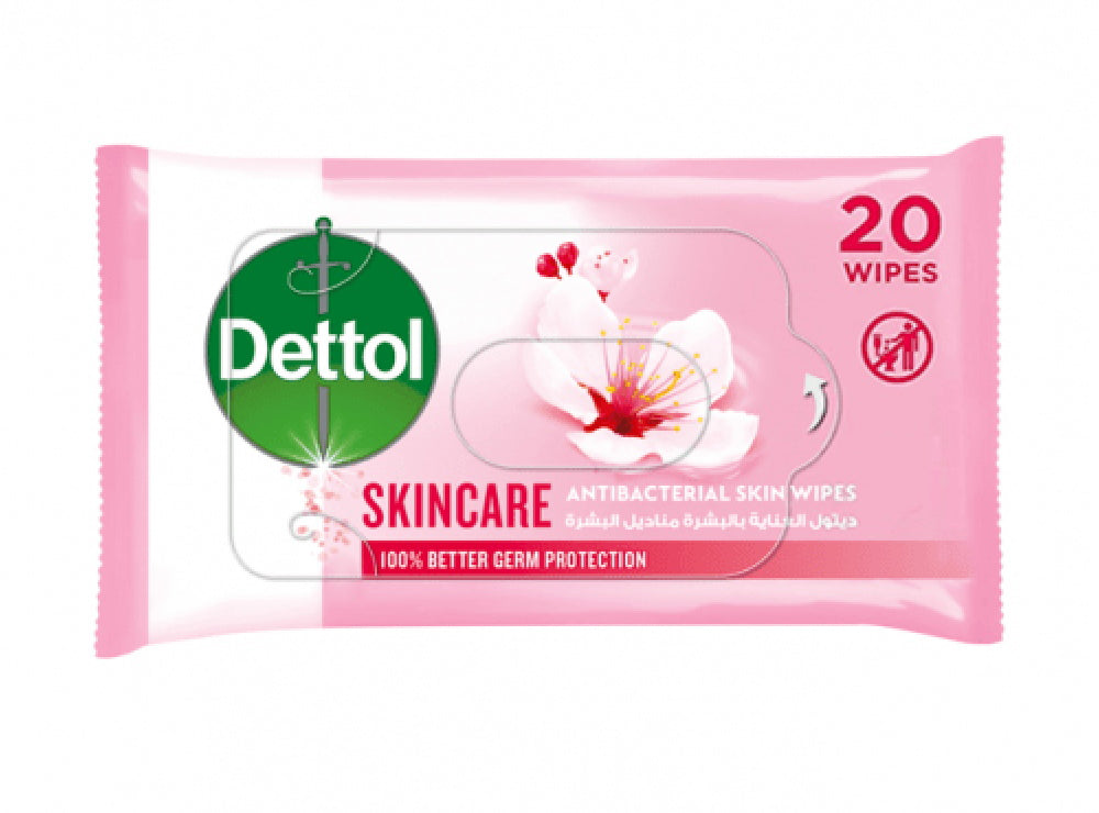 Dettol Wipes Skincare Pink 20 pieces