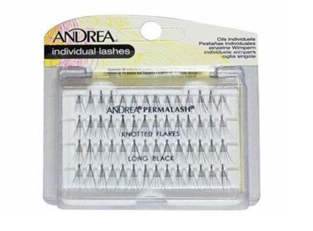 Andrea Permalash Stacked Individuals Long Black 1 piece