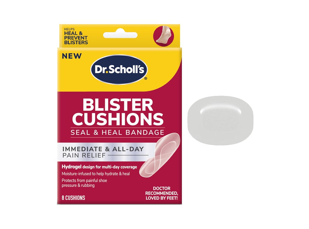 Dr Scholl's Blister Cushions Seal & Heal Bandage Hydrogel Design 8 pieces