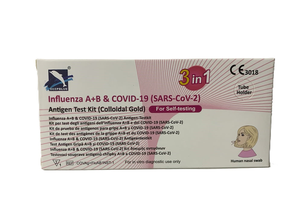 Influenza A+B Covid Test 1 piece