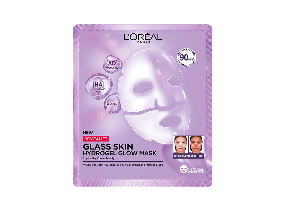 L'Oreal Revitalift Glass Skin Hydrogel Glow Face Mask 25 g