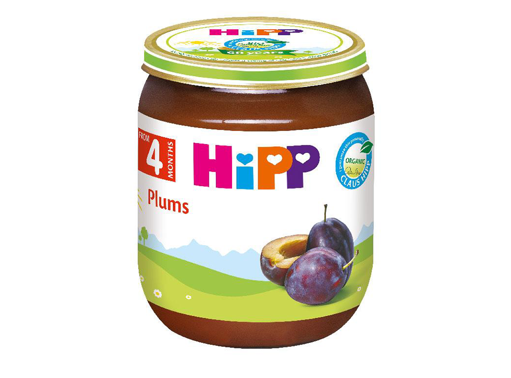 Hipp Plums 4M 125 g