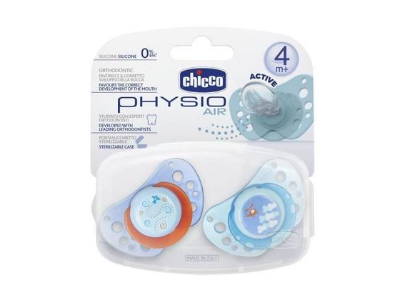 Chicco Physio Air Blue Active Soothers 4M+