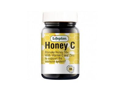 Life Plan Vitamin C, Zinc & Manuka Honey 30 capsules