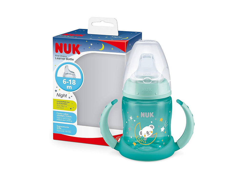 Nuk Learner Bottle Night Glow Green 6-18M 150 ml