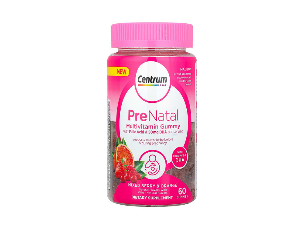Centrum Prenatal Multivitamin Mixed Berry & Orange 60 gummies