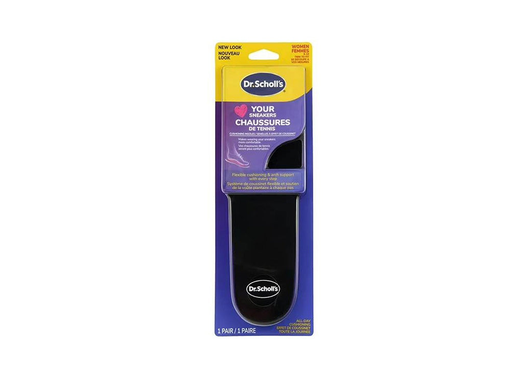 Dr Scholl's Love Your Sneakers Cushioning Insoles Women Size 6 To 10 1 pair