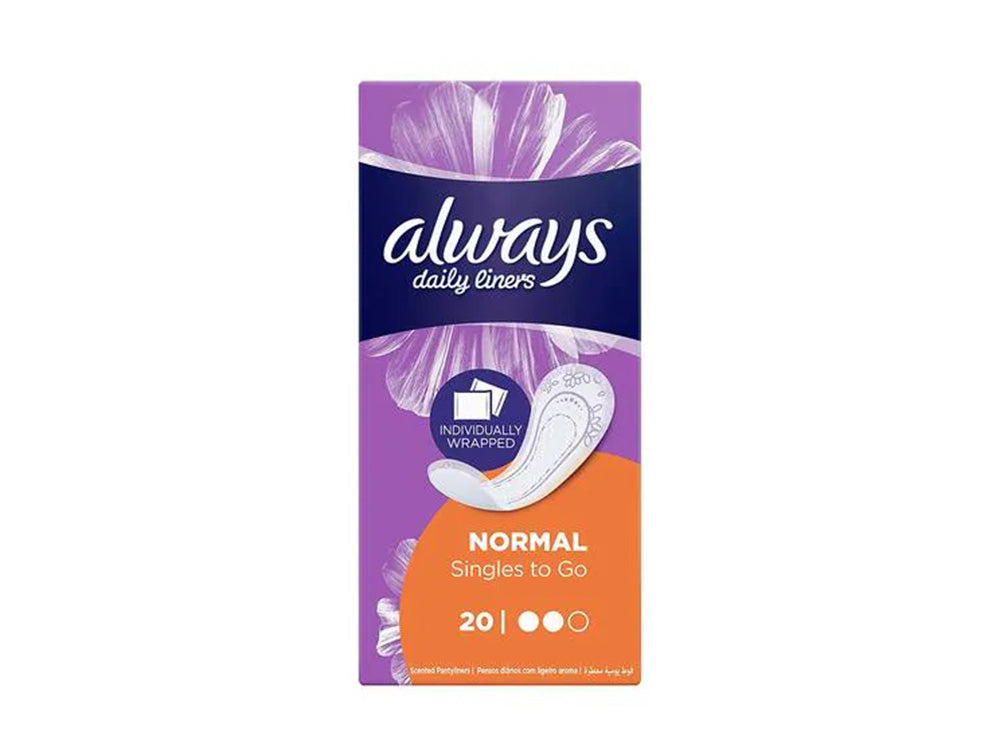 Always Daily Liners Normal 20 pieces