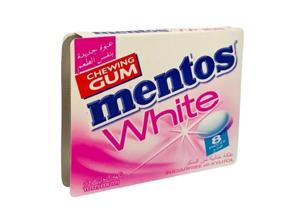Mentos Gum Blister White Tutti Frutti 8 pieces