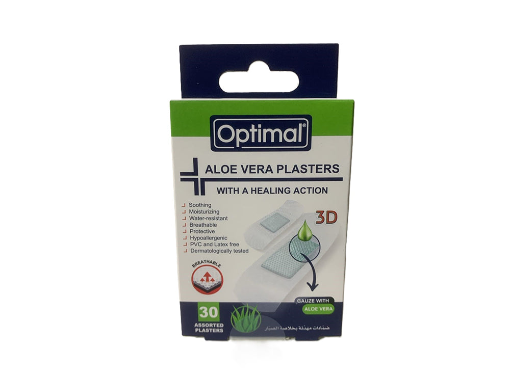 Optimal Bandage Aloe Vera Plasters Assorted 30 pieces