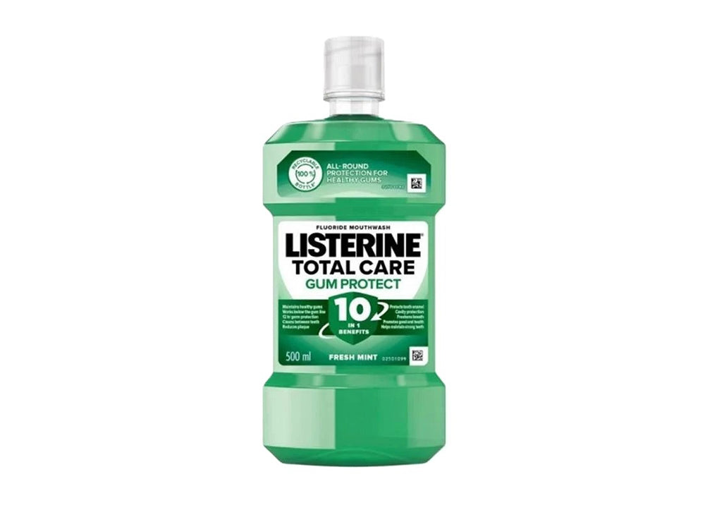 Listerine Mouth Wash Gum Protect 10In1 Benefits Fresh Mint 500 ml