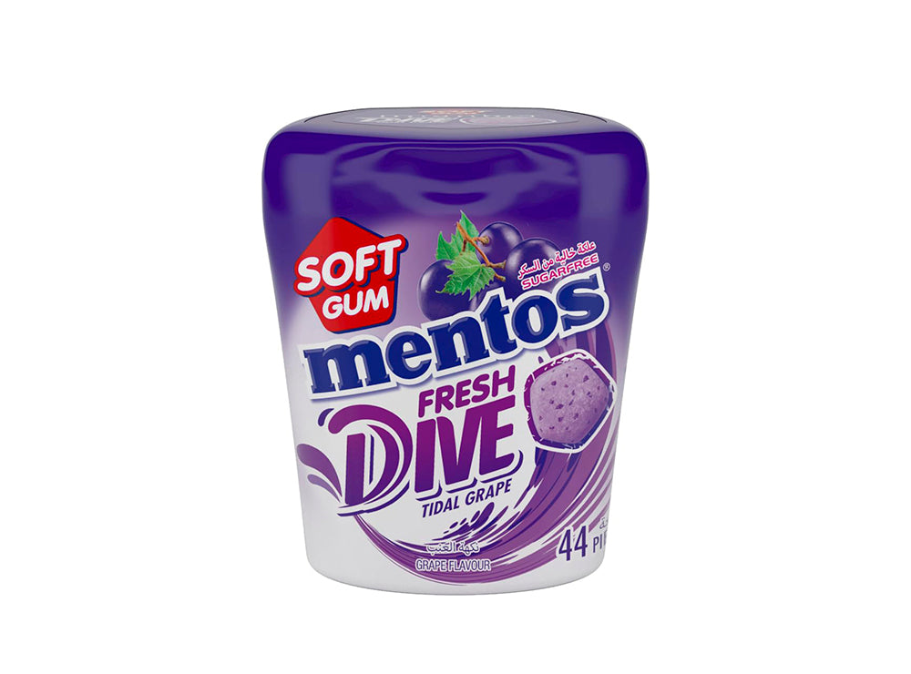 Mentos Gum Fresh Dive Grape 44 pieces