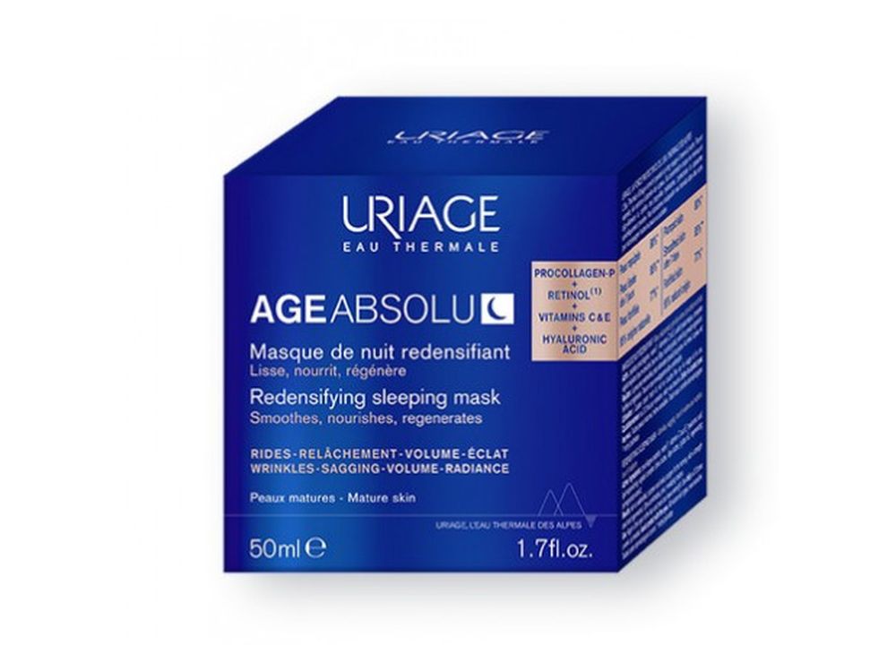 Uriage Age Absolu Masque De Nuit Redensifiant 50 ml