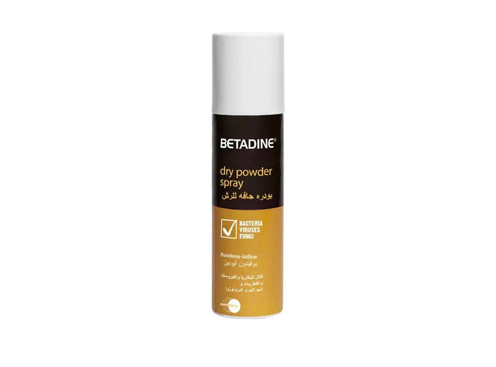 Betadine Antisep Spray Dry Powder 2.5% 55 g
