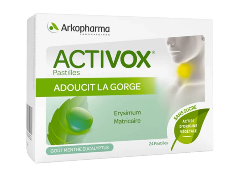 Activox Menthe Et Eucalyptus 24 pastilles