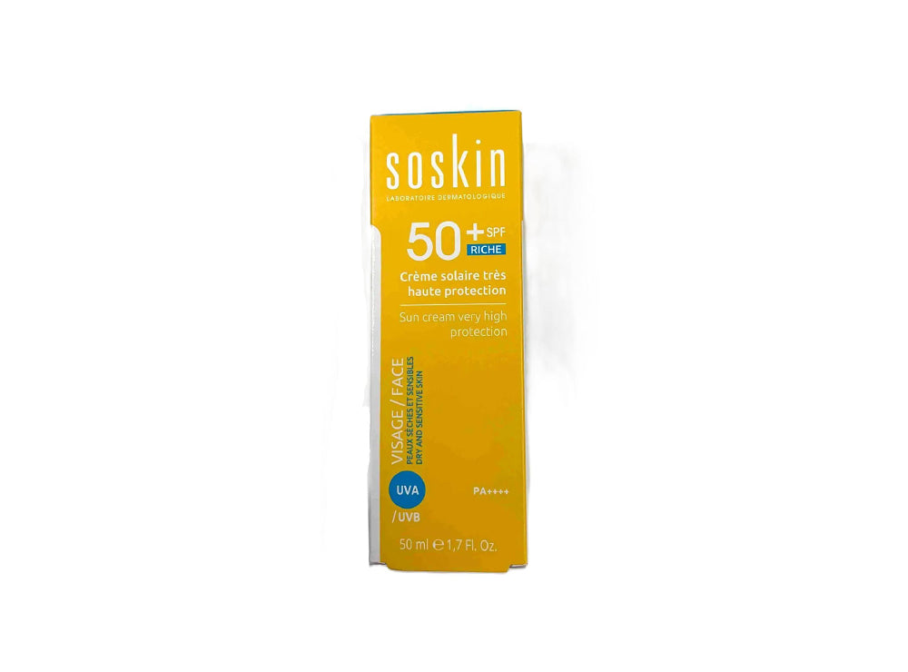 Soskin Creme Solaire Riche Spf50+ 50 ml