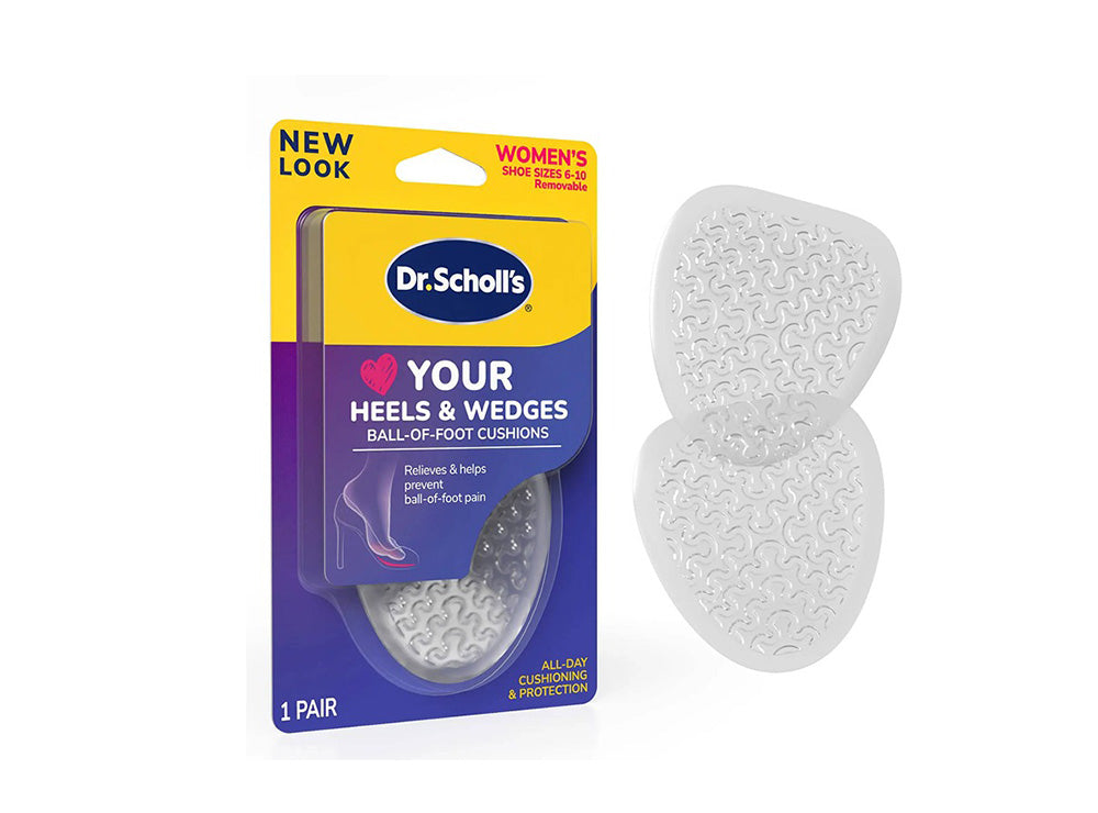 Dr Scholl's Love Your Heels & Wedges Ball Of Foot Cushions Women Size 6 To 10 1 pair