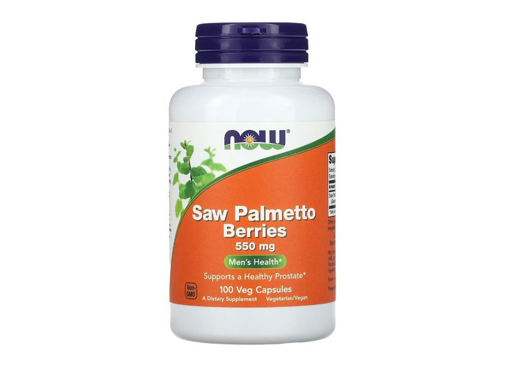 Now Saw Palmetto Berries 550Mg 100 capsules