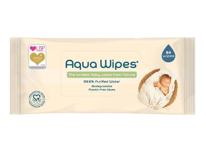 Aqua Wipes 64 pieces