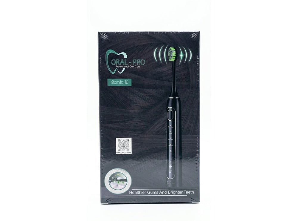 Oral Pro Sonic X Rechargeable Electric Toothbrush Black