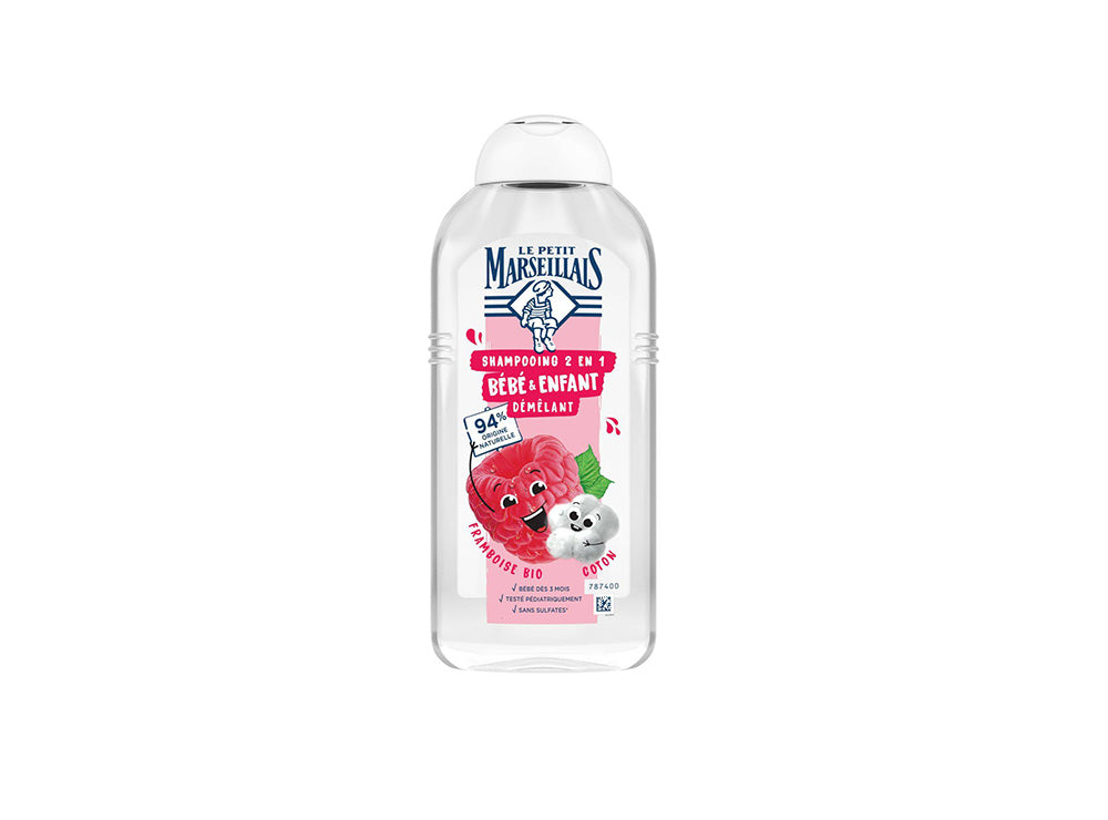 Le Petit Marseillais Shampooing 2In1 Bebe & Enfant Demelant Framboise 300 ml