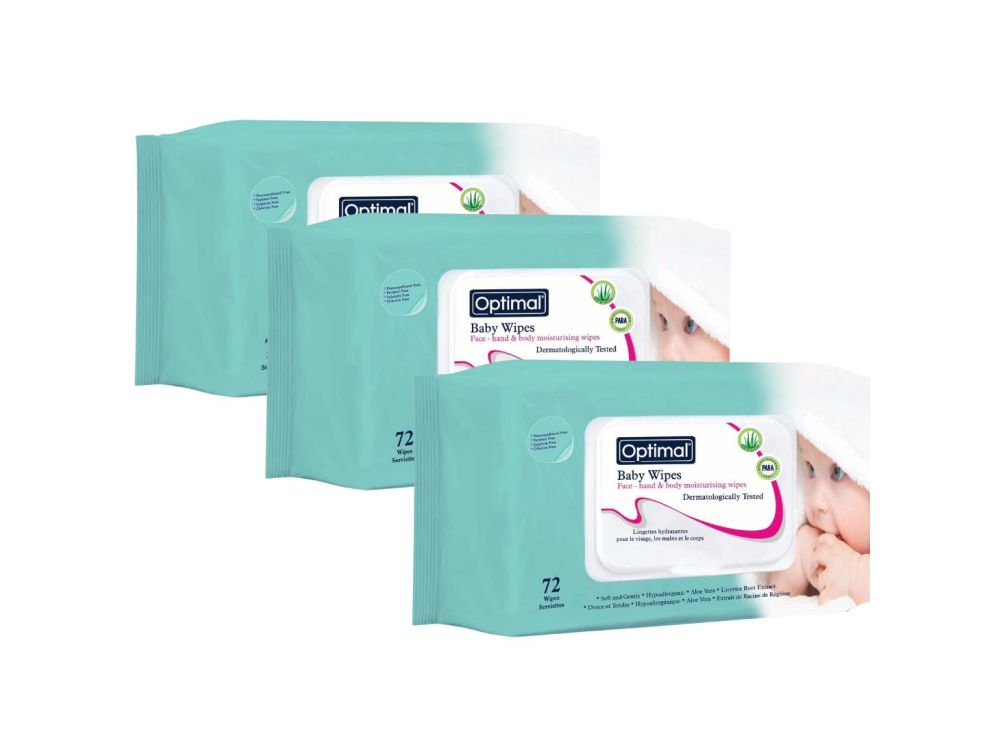 Optimal Baby Wipes Sensitive 592 216 pieces