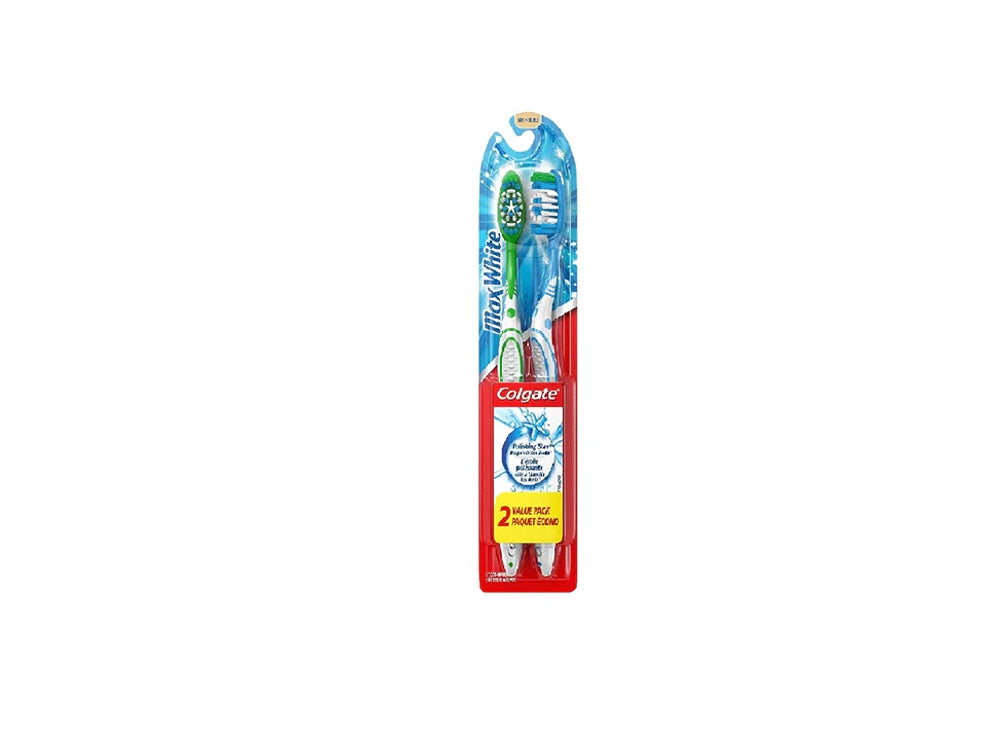 Colgate Tb Max White Medium Twin Pack 1 piece