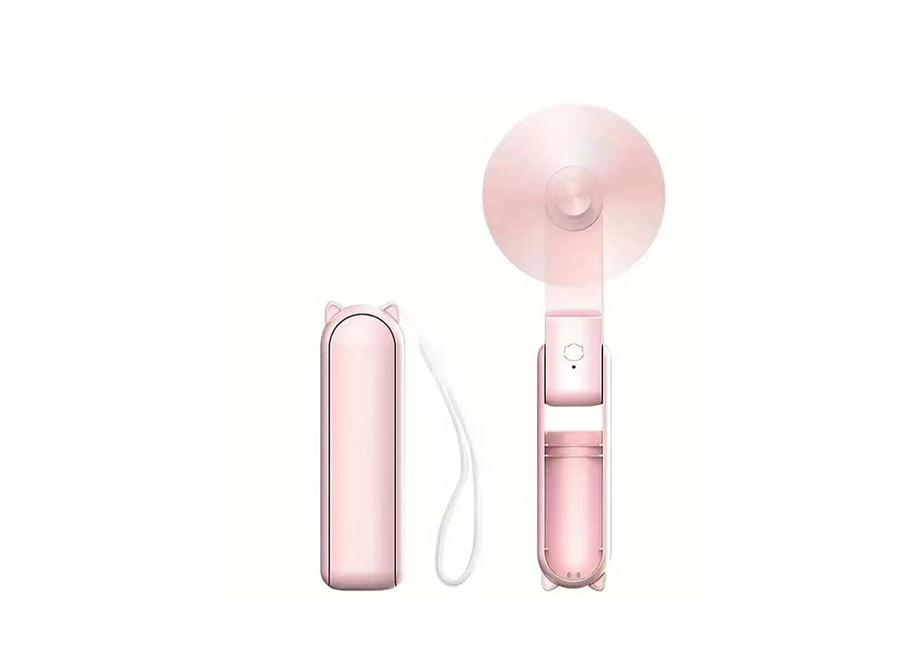 Portable Mini Fan, Usb Rechargeable, 3 Speed Adjustable, Foldable Handheld 1 piece