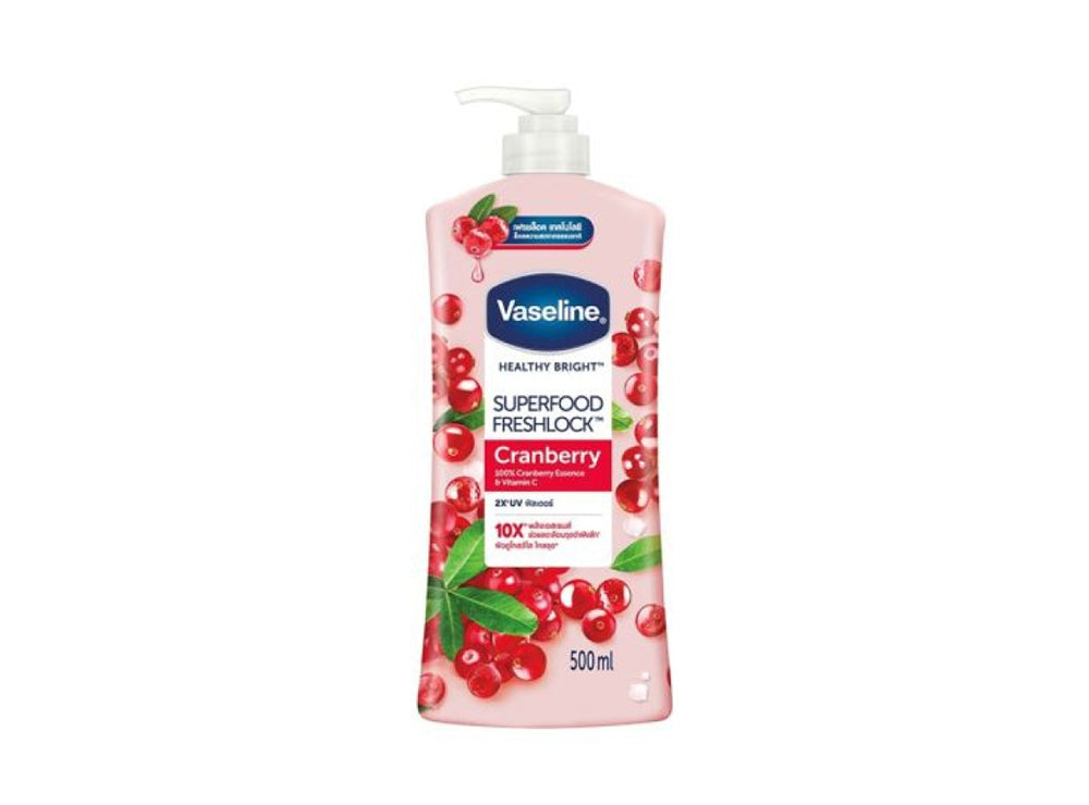 Vaseline Lotion Superfood Cranberry 500 ml